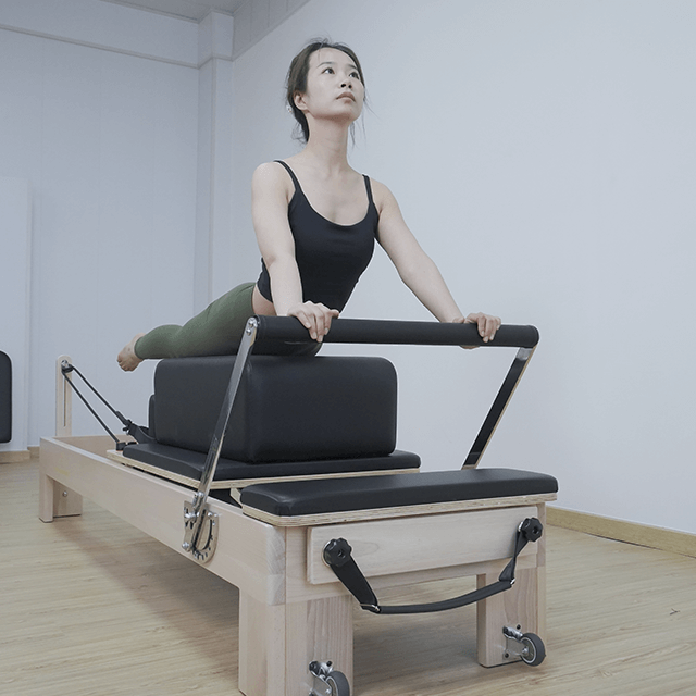 Good Quality Yoga Core Training Maple Wood Classic Pilates Reformer Machine Pilates Reformers