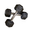 Gym Fitness Set Adjustable Weight Lifting Equipment Non-Slip Hexagonal Metal Dumbbells