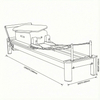 Professional Maple Pilates Reformer for Home Use