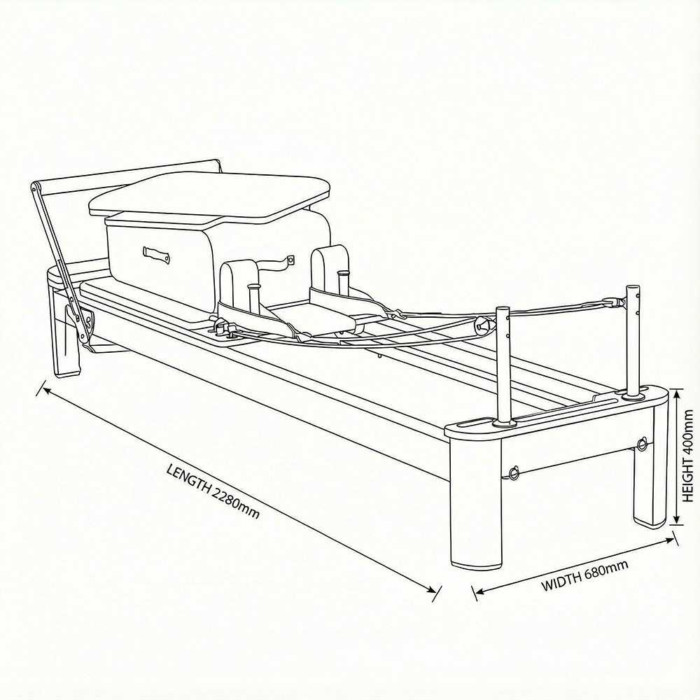 Professional Maple Pilates Reformer for Home Use