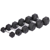 Gym Fitness Set Adjustable Weight Lifting Equipment Non-Slip Hexagonal Metal Dumbbells