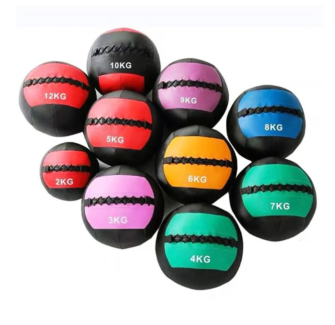 Gym Power Workout Exercise Fitness Weighted Cross Training Nylon Slam Wall Medicine Ball