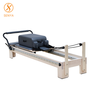 Luxury North American Maple Full-Track Pilates Reformer Studio-Grade Equipment