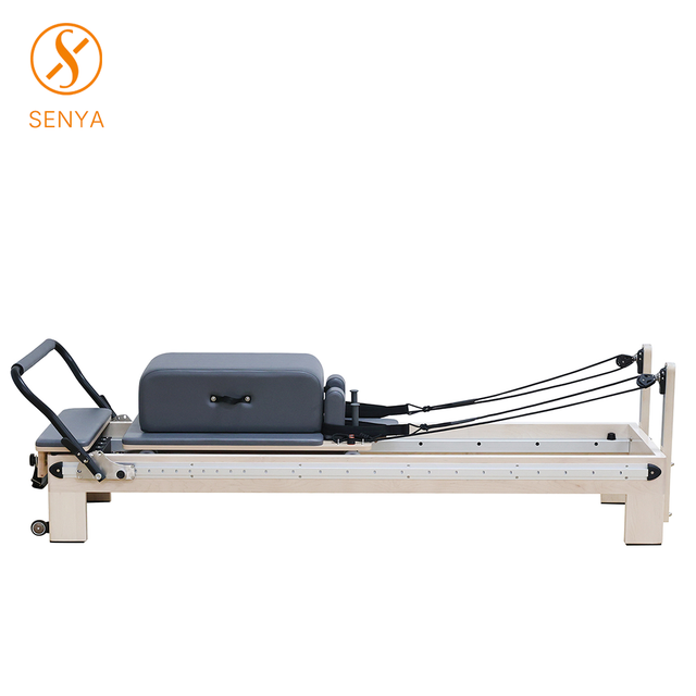 Luxury North American Maple Full-Track Pilates Reformer Studio-Grade Equipment