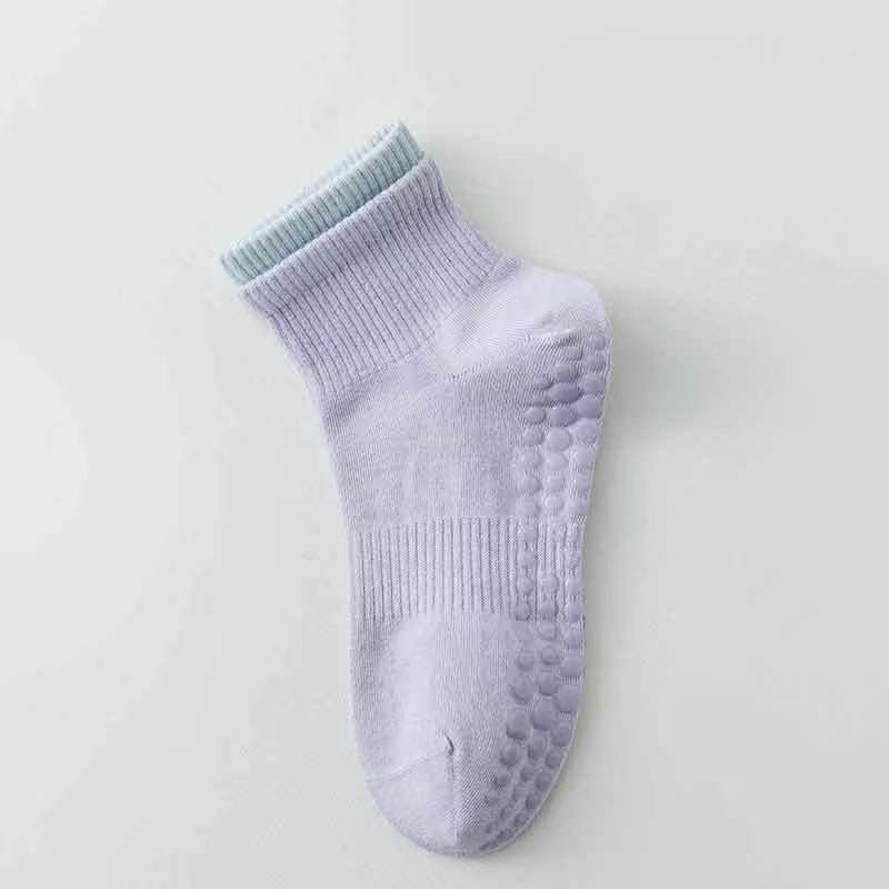 Dance Yoga Socks Non-Slip Five Toe Socks for Pilates Barre Ballet Socks